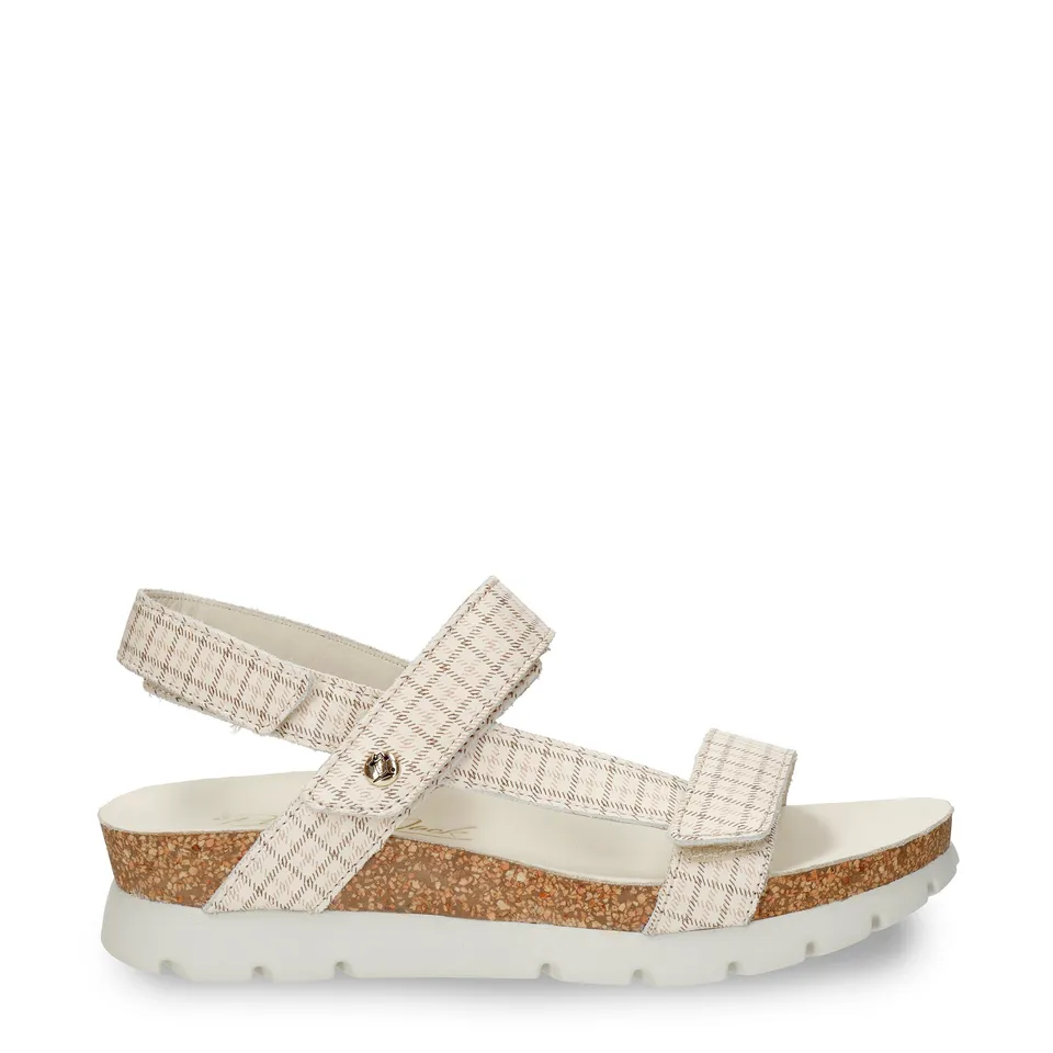 panama-jack-selma-plaid-b1-napa-damen-sandale-crudo-natural image 1
