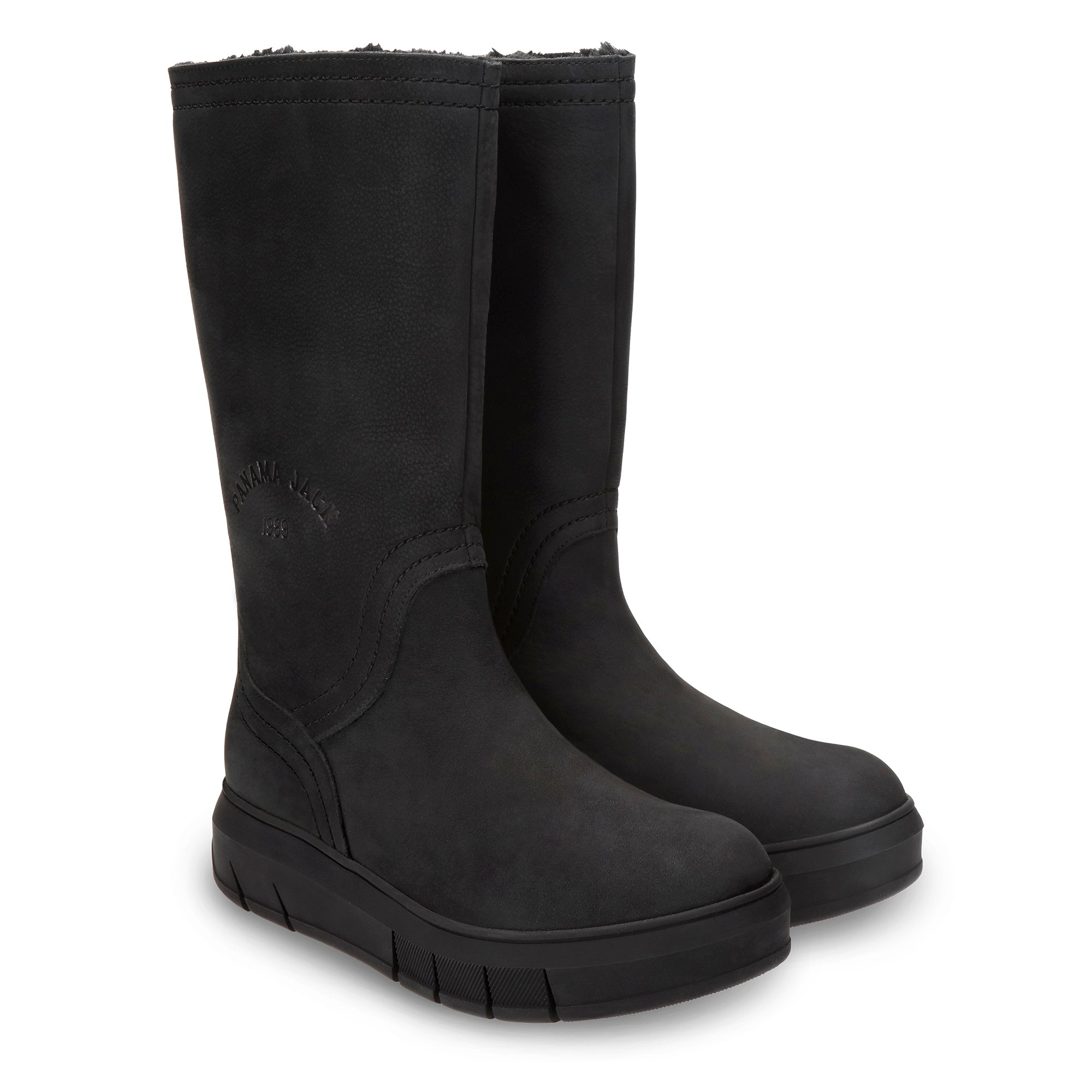 panama-jack-neck-b3-nobuck-negro-damenstiefel-schwarz image 4