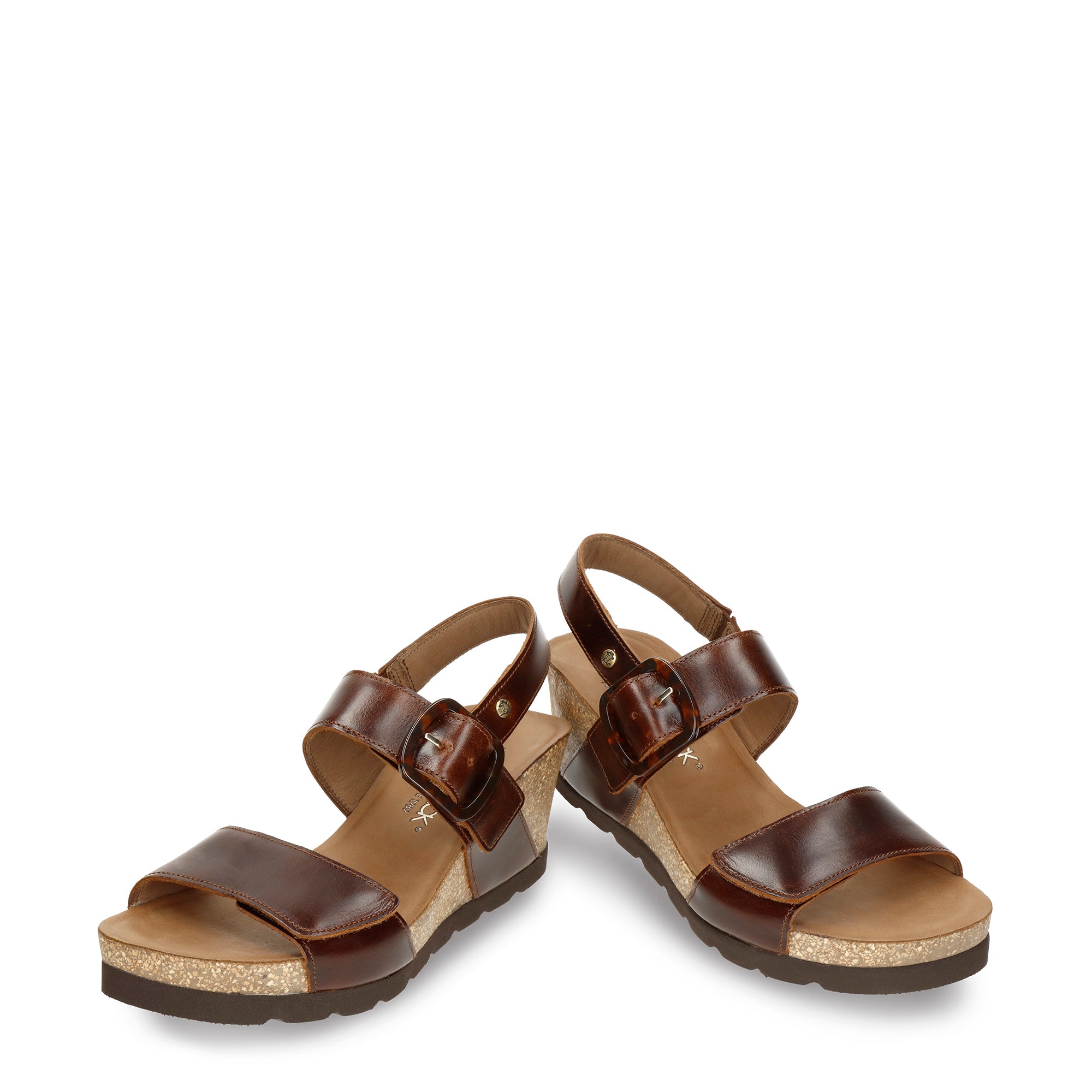 panama-jack-valle-clay-keilsandalette-pull-up-cognac-damen image 5