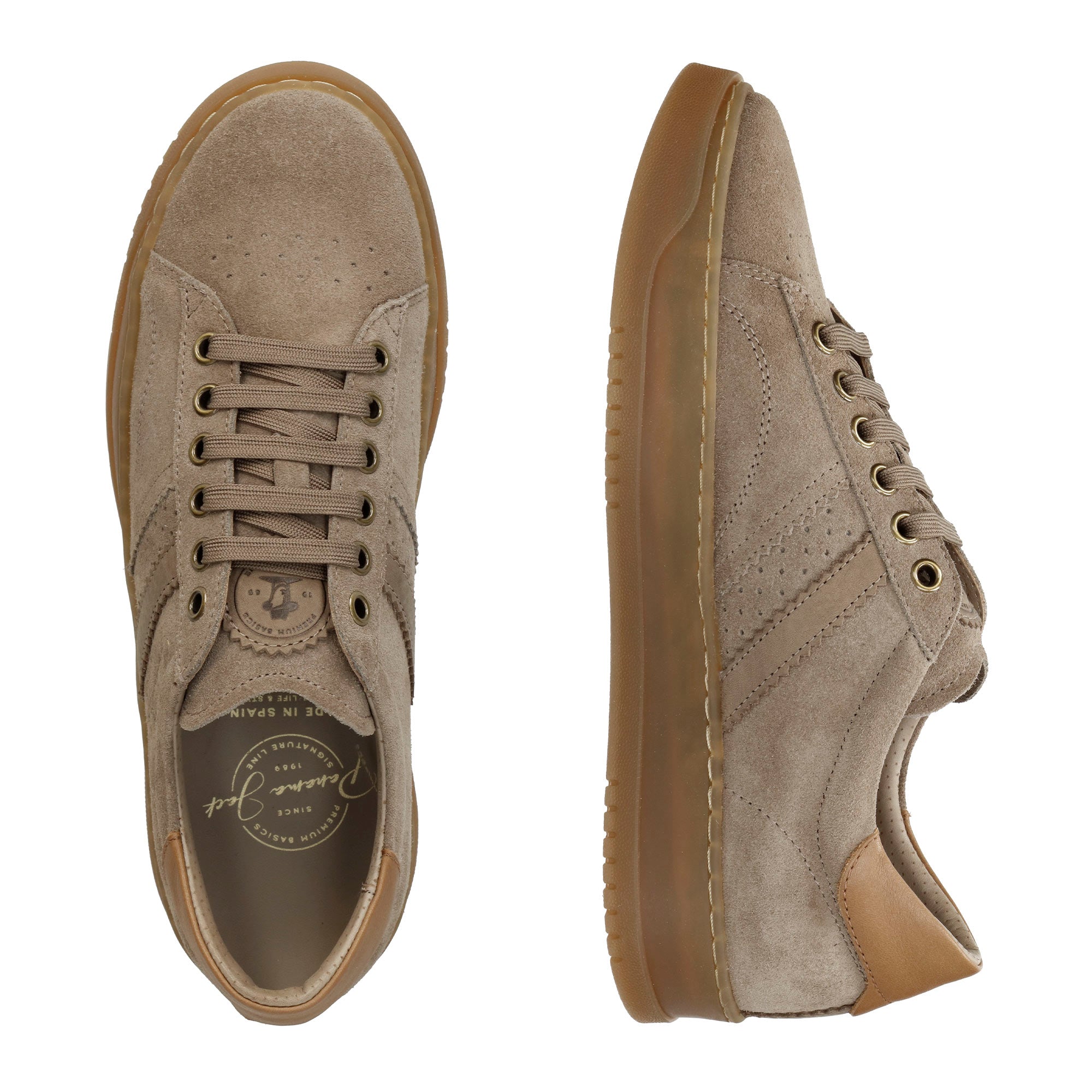 panama-jack-gia-b9-damen-sneaker-velour-taupe-leder image 4