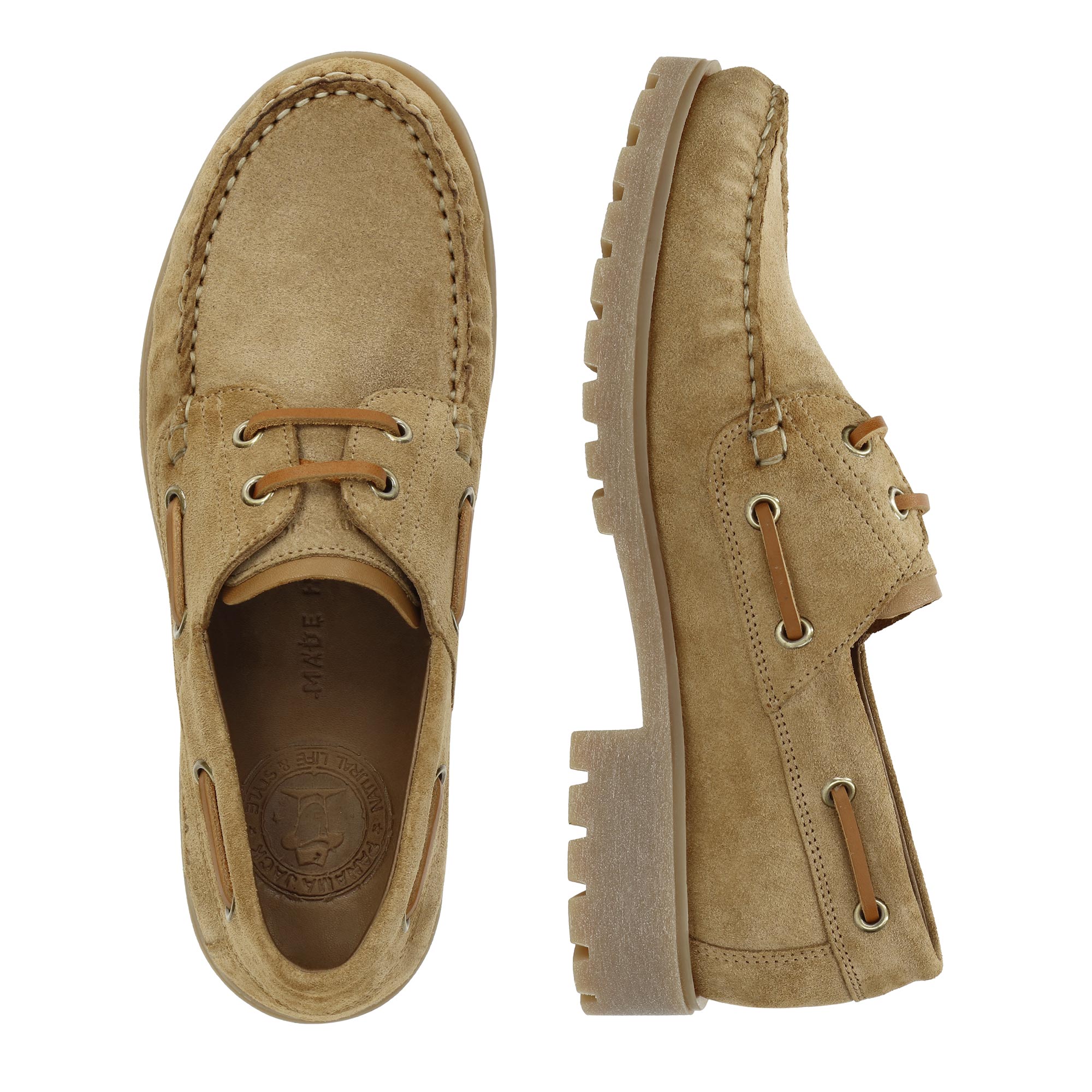 panama-jack-boat-b14-damen-bootsschuh-velourleder-camel image 4