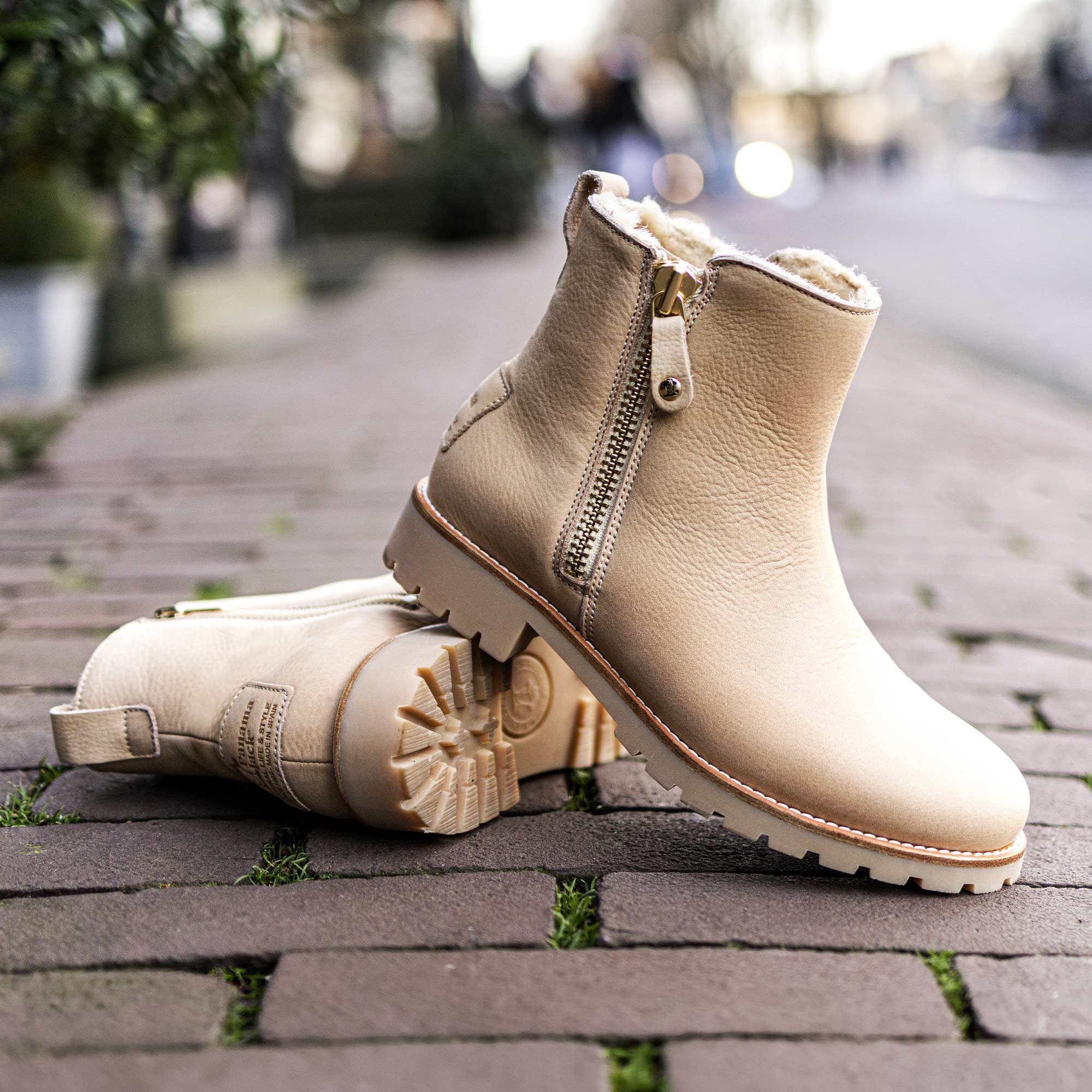 panama-jack-fiore-trav-damenstiefelette-nubuk-creme-rei-verschluss image 8