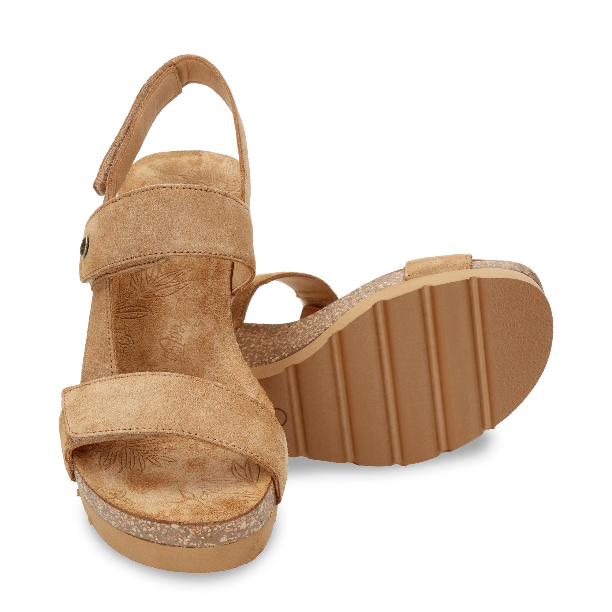 panama-jack-vilma-b2-keilsandalette-velour-camel image 6