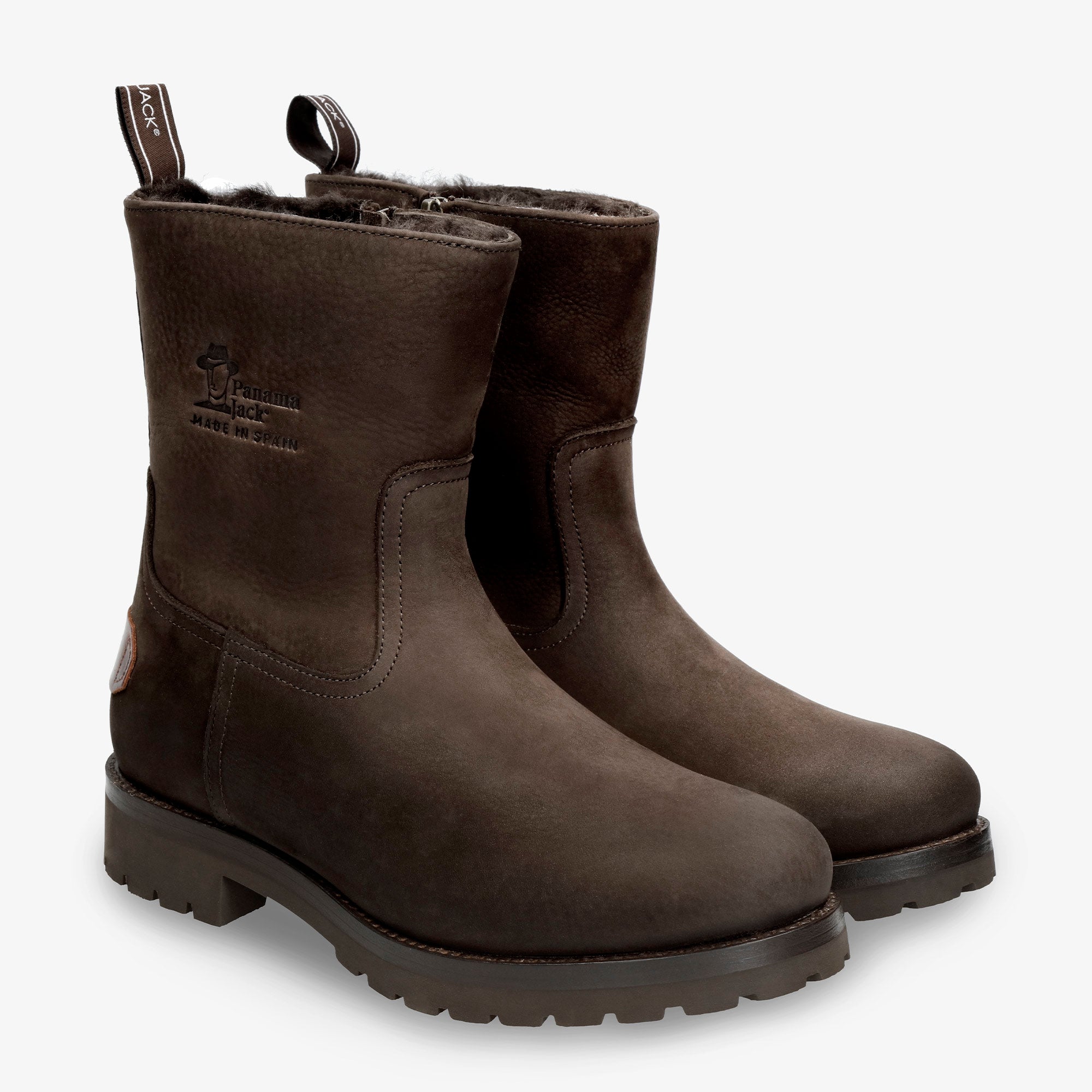 panama-jack-monovar-igloo-b3-damenstiefel-nubuk-braun-lammfell image 3
