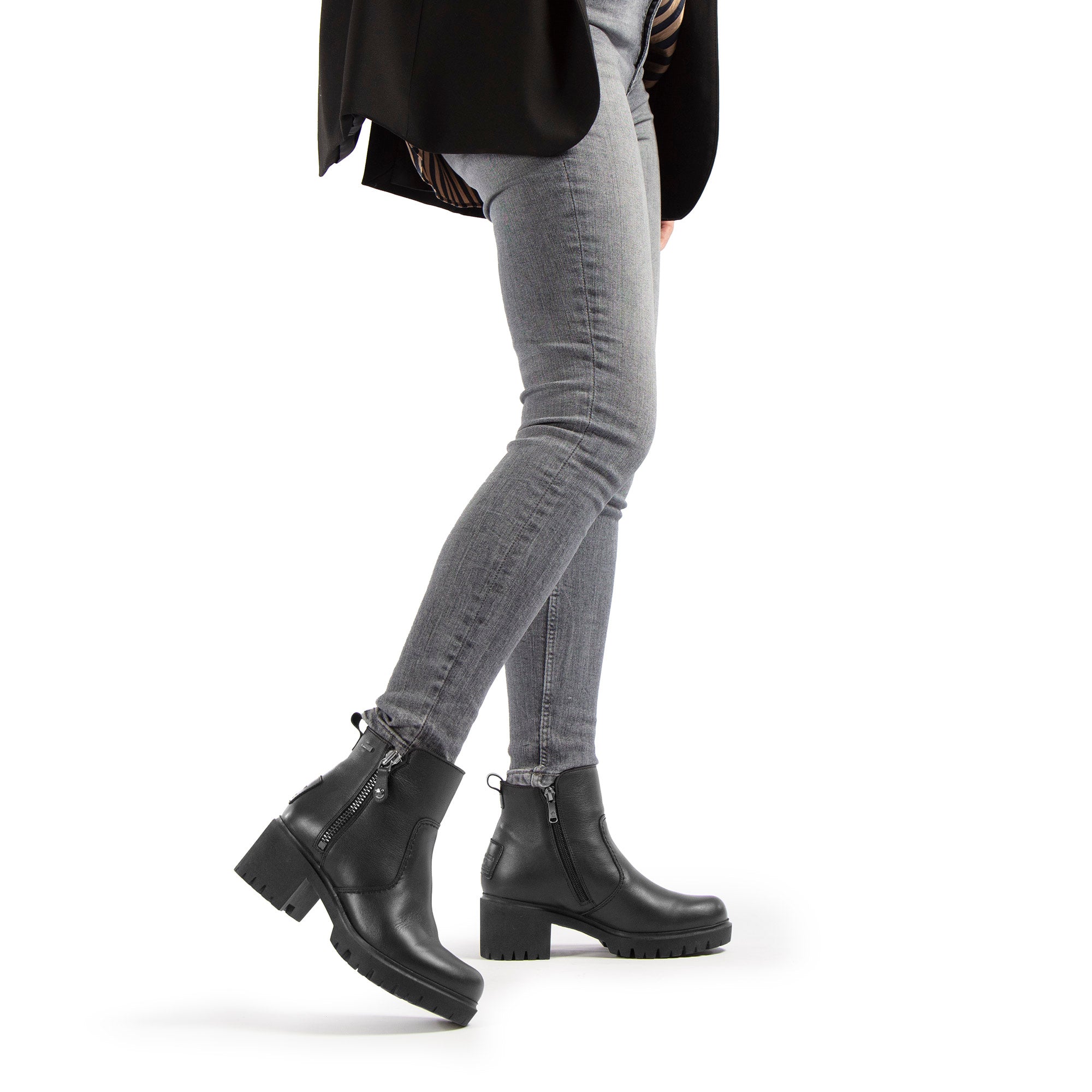 panama-jack-pauline-gtx-b5-damenstiefelette-napa-negro-gore-tex-absatz image 2
