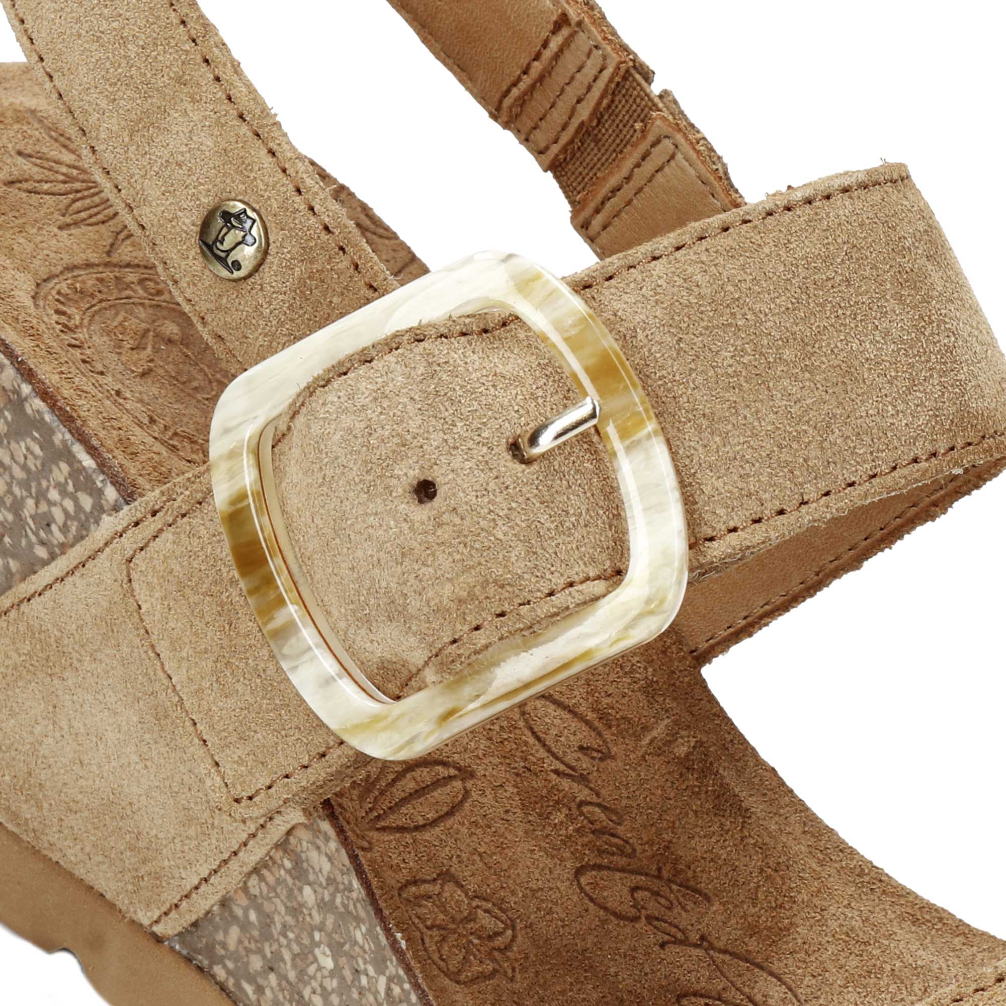 panama-jack-valle-b1-keilsandalette-velour-cuero-camel image 6